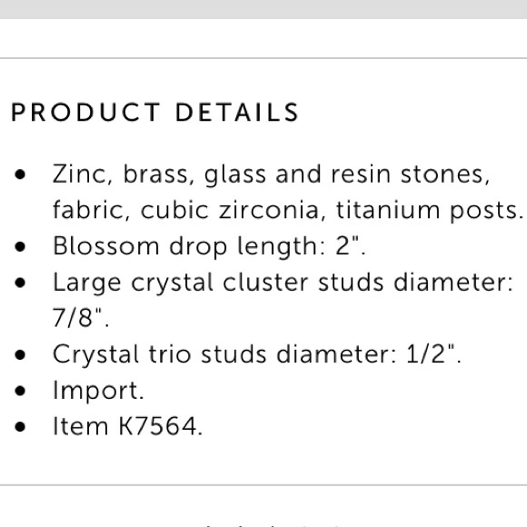 J. Crew Blossom Drop Earrings Set - Picture 4 of 4